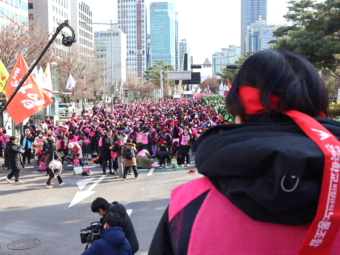 교섭 결렬에 3차 총파업 돌입… 정부·국회 규탄하며 현장 뜨겁게 사진