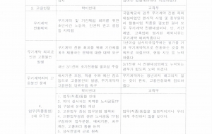 교육부 3차 실무교섭 회의록 사진